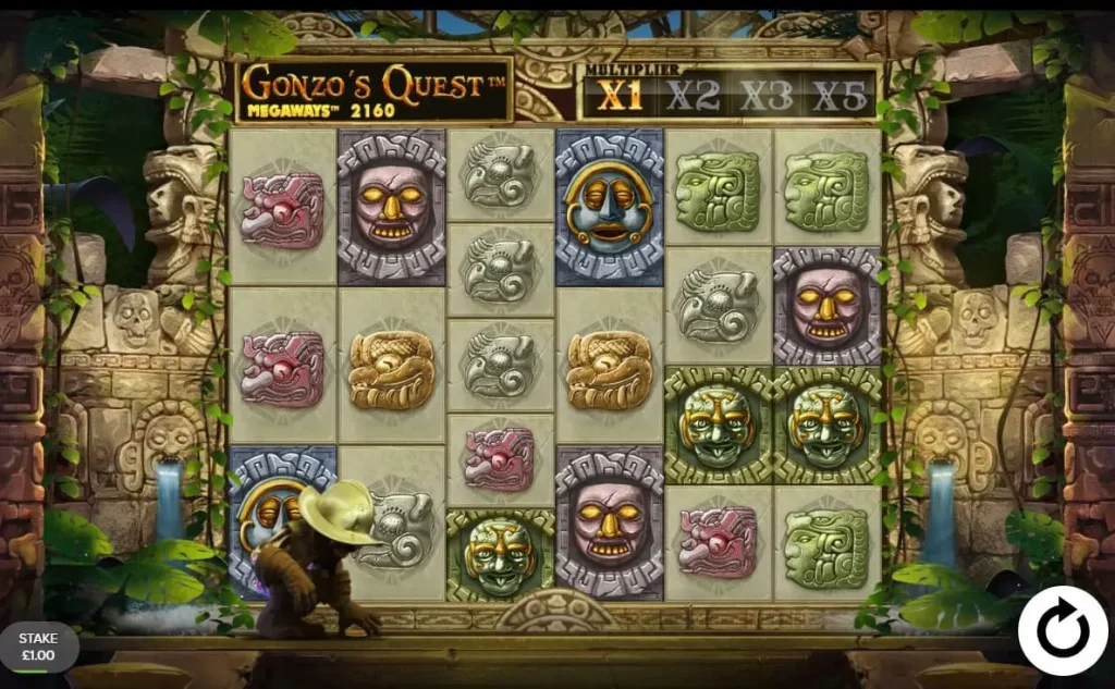 Gonzo's Quest megaways demo.