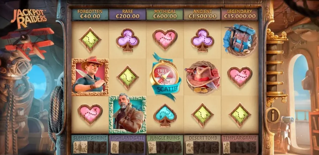 Jackpot Raiders demo.