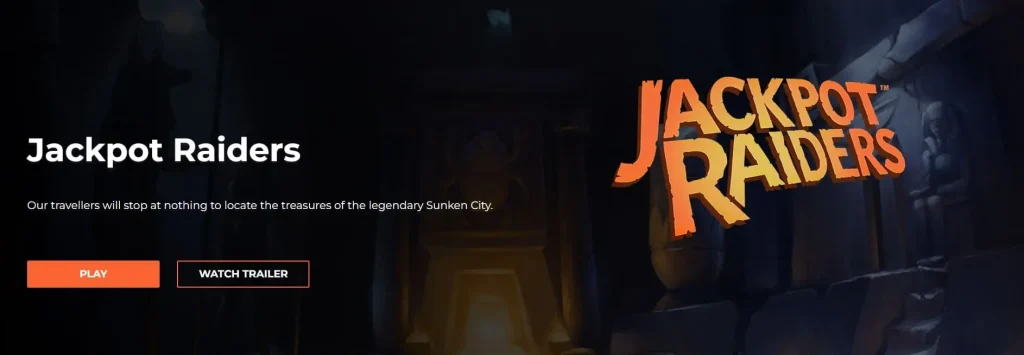 Jackpot Raiders slot.