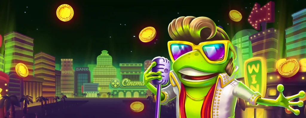 Elvis frog in Vegas.