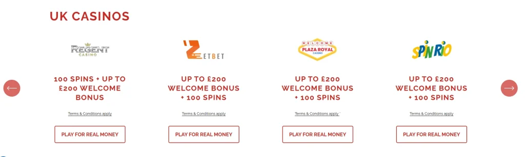 Big time gaming casinos.