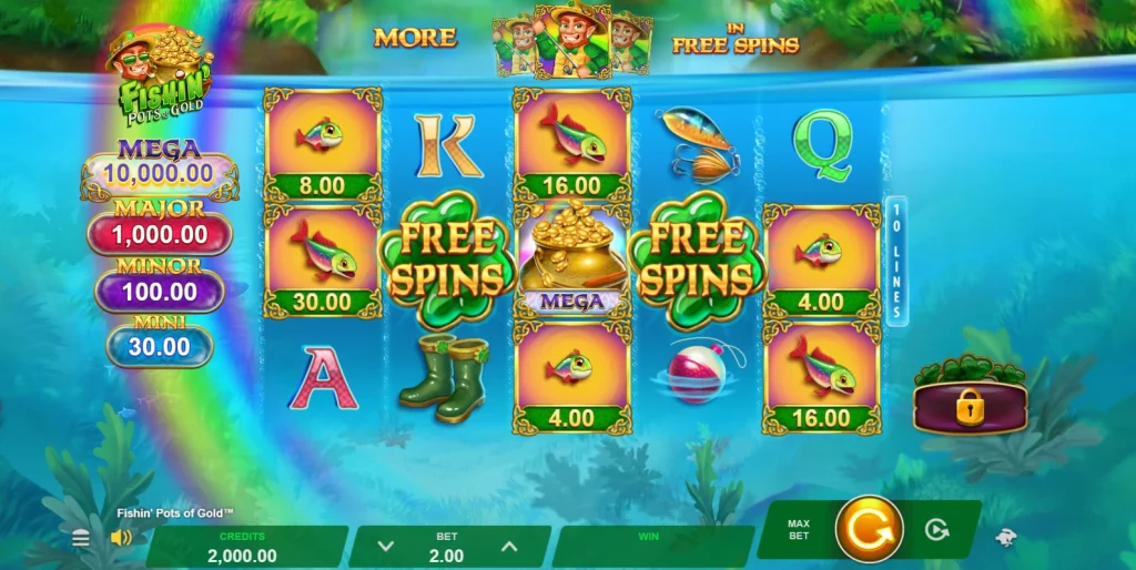 Fishin' pots of gold demo.