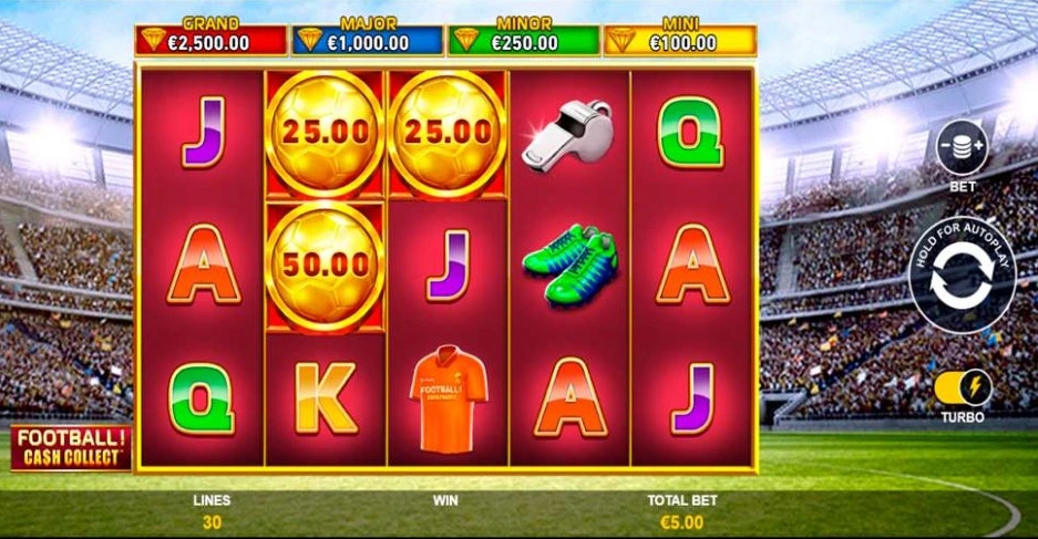 Football cash collect demo.