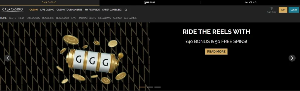Gala casino online.