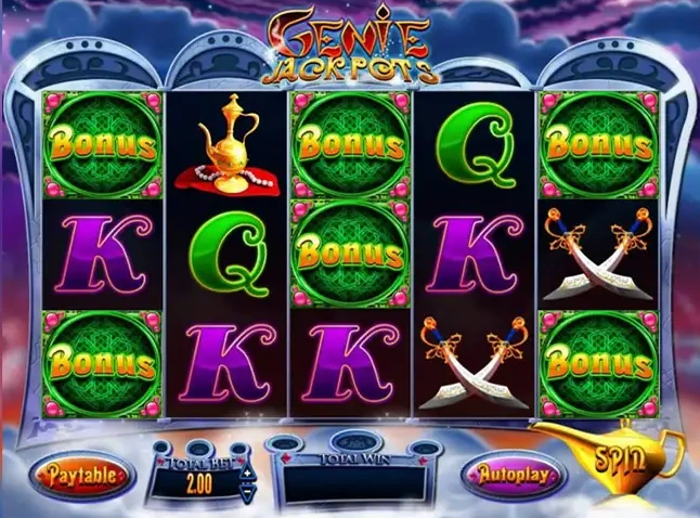 Genie jackpots demo.