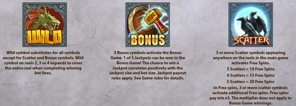 Hall of gods bonus symbols.