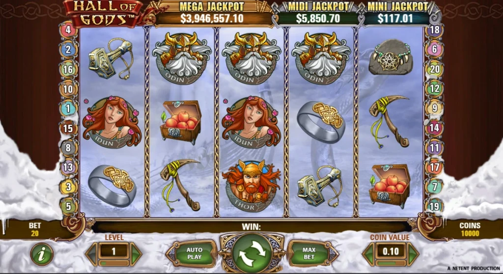Hall of gods demo.