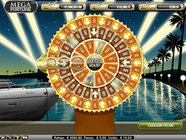 Mega fortune jackpot.