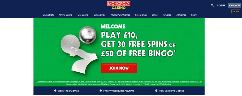 Monopoly casino online.