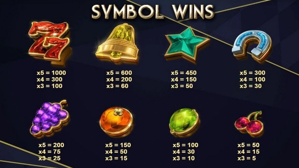 Mystery reels deluxe symbols.