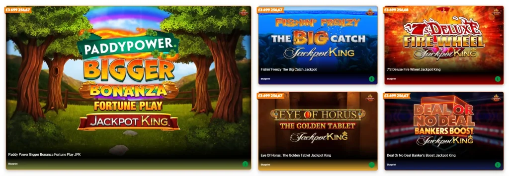 Paddy power slots.